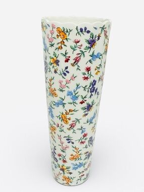 Vintage Chintz English Country Porcelain Bud Vase